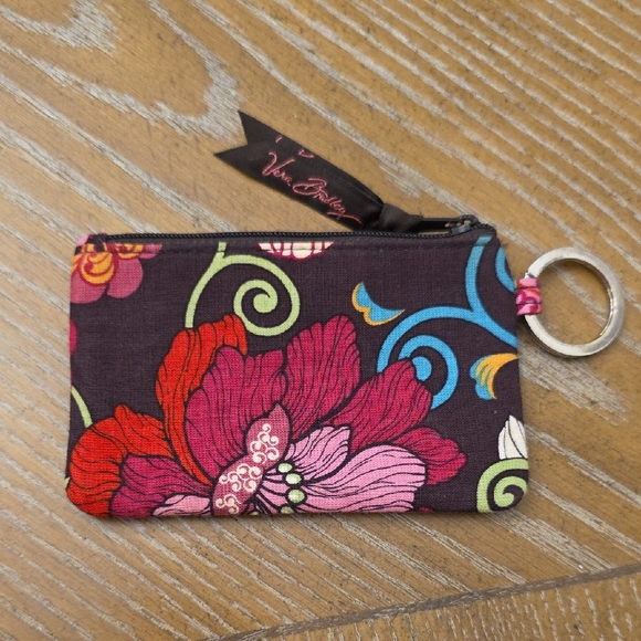 Vera Bradley Mod Pink Floral ID Card Wallet NWOT - Picture 1 of 4